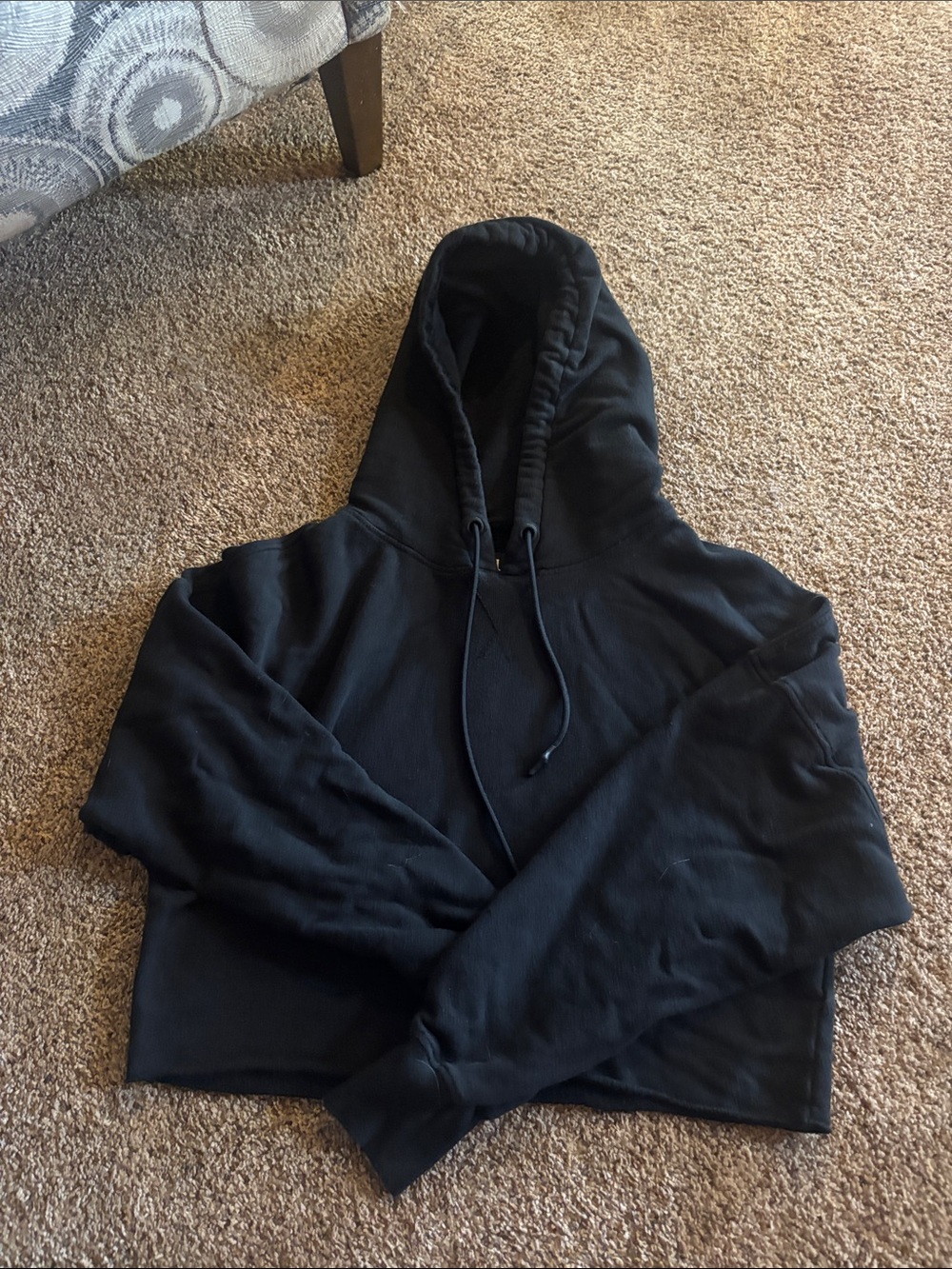 UGG Black Pullover Hoodie with Subtle Logo